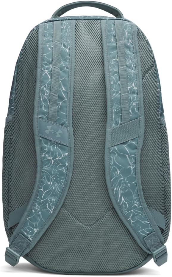 Under Armour Unisex Hustle 6.0 Backpack, Jasper Blue/Jasper Blue/Serpentine - Image 2