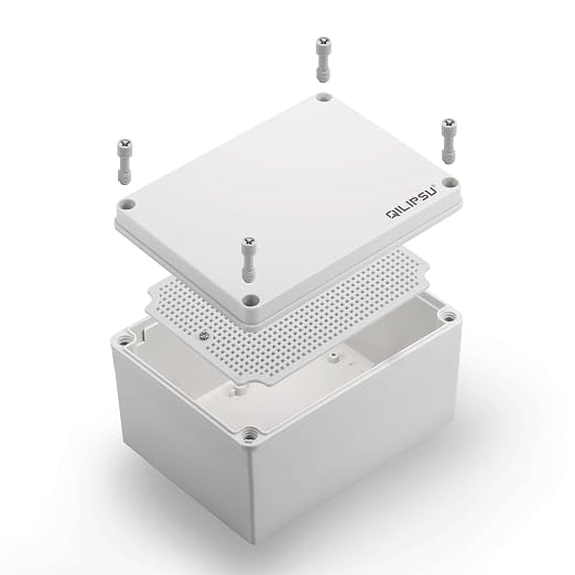QILIPSU Outdoor Junction Box IP67 Waterproof Project Box ABS Plastic by QILIPSU