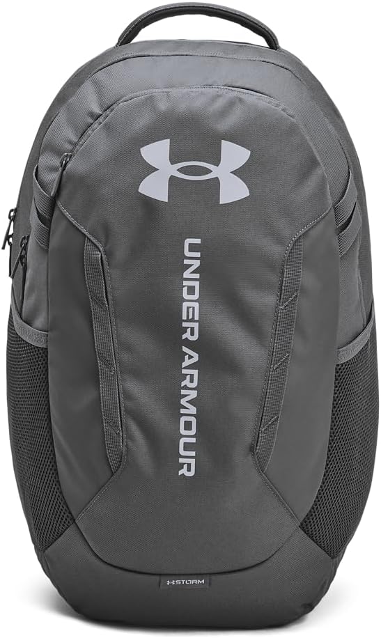 Under Armour Unisex-Adult Hustle 6.0 Backpack, Castlerock / / Steel, One Size - Image 4