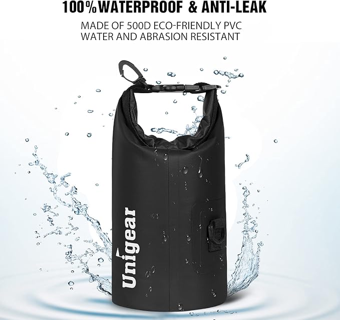 Unigear Dry Bag Waterproof, 2L/5L/10L/20L/30L/40L Floating and Lightweight Bags - Image 2