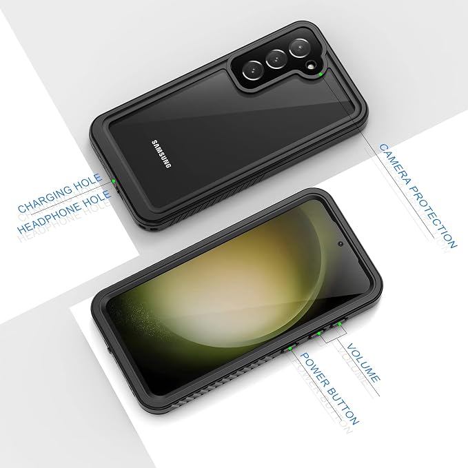 Lanhiem Magnetic for Samsung Galaxy S23 Phone Case, IP68 Waterproof Dustproof - Image 6