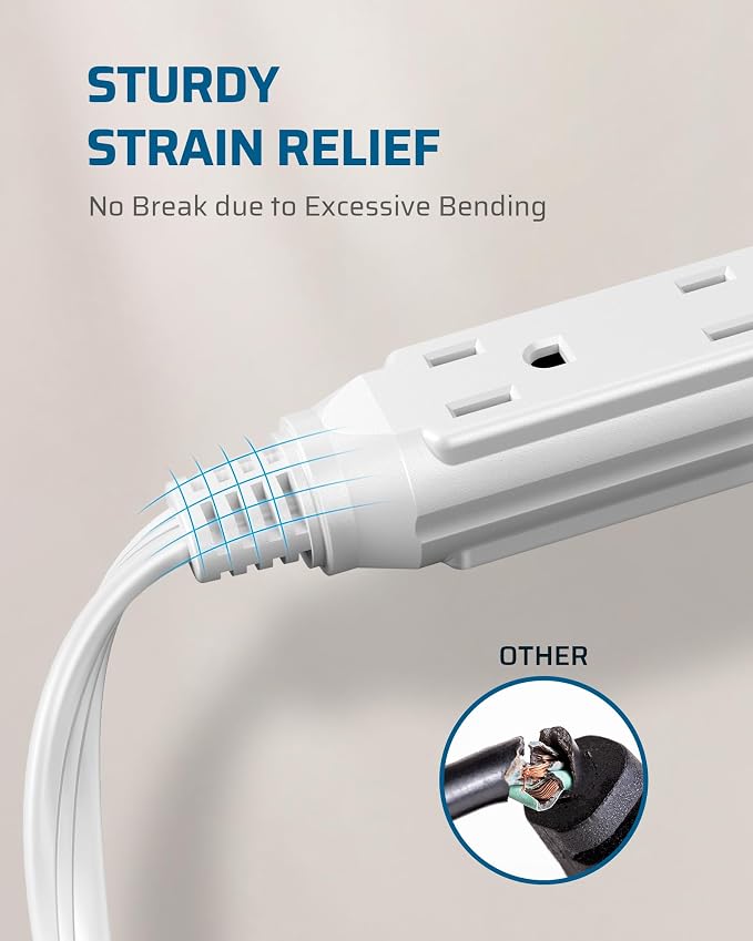 DEWENWILS 3 Outlet Extension Cord - Image 7