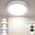 SunRider 4-Pack Rechargeable Motion Sensor LED Ceiling Light by SunRider