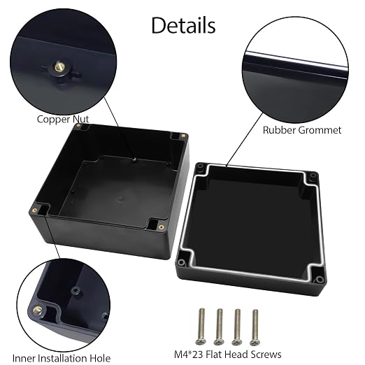 LeMotech Electrical Box ABS Plastic Project Box IP65 Waterproof Junction Box - Image 4