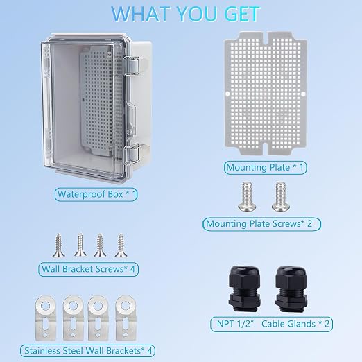 IP67 Waterproof Junction Box, ABS Plastic Electrical Enclosure - Image 5