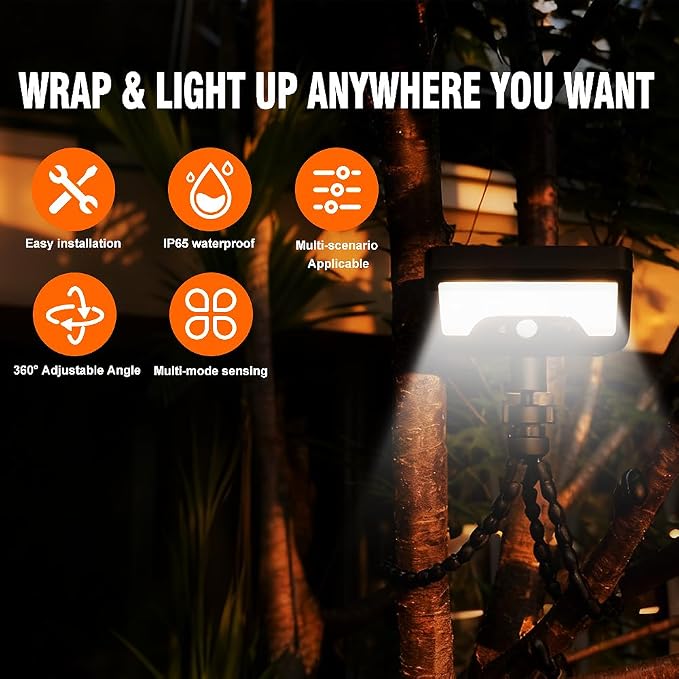 Solar Lights, Outdoor Solar Motion-Activated Light - Image 2