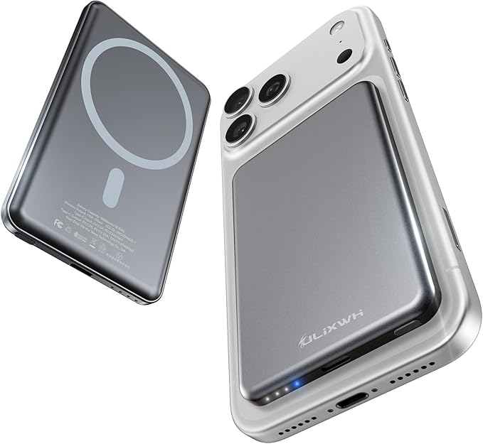 ULiXWH for Magsafe Portable Charger for iPhone, 2026 Upgrade 5000mAh Fast by ULiXWH