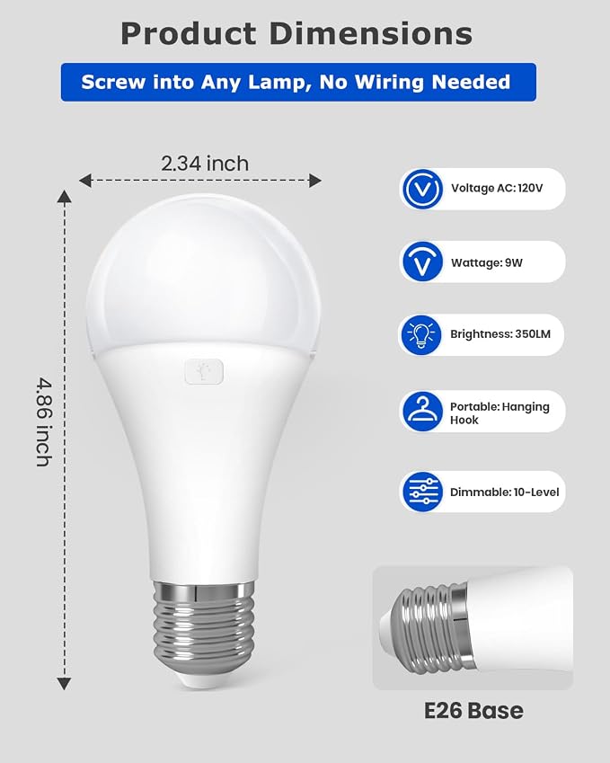 KINDEEP Rechargeable Light Bulbs - Image 7