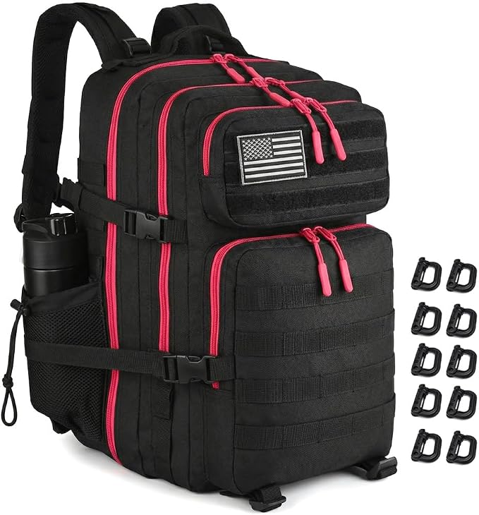 45L Tactical Backpack for Men Women, Military Assault Pack by R.SASR