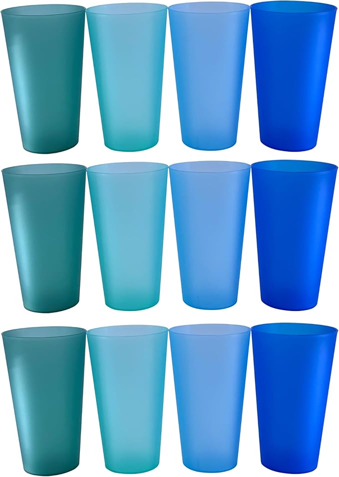 AOYITE 32 oz Reusable Drinking Cups, Unbreakable Large Plastic Tumblers set of by AOYITE
