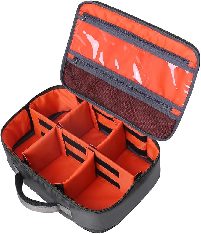 Kylebooker Fly Fishing Reel and Gear Case, Portable Tackle Organizer Storage by Kylebooker