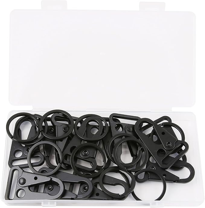 12 Sets Tactical Snap Hooks, Paracord Bracelets, Use - Image 5