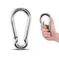 Large Carabiner Clip Hooks, 304 Stainless Steel Spring Snap Hook Fits Camping by KINLINK
