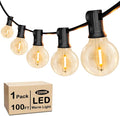 VerRon 100FT LED G40 Globe String Lights, Waterproof Shatterproof Outdoor Patio by WelcometoVerRon