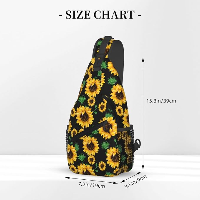 Sling Backpack For Men Hiking Daypack Crossbody Shoulder Bag Travel Chest Pack - Image 4