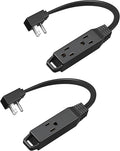 DEWENWILS Flat Plug Extension Cord, 1 FT 16/3 Awg Grounded Power Cable by DEWENWILS