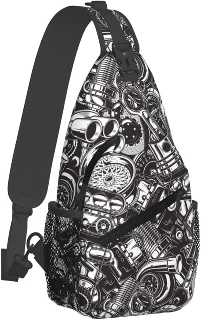 Sling Backpack For Men Hiking Daypack Crossbody Shoulder Bag Travel Chest Pack by Wizfuyq