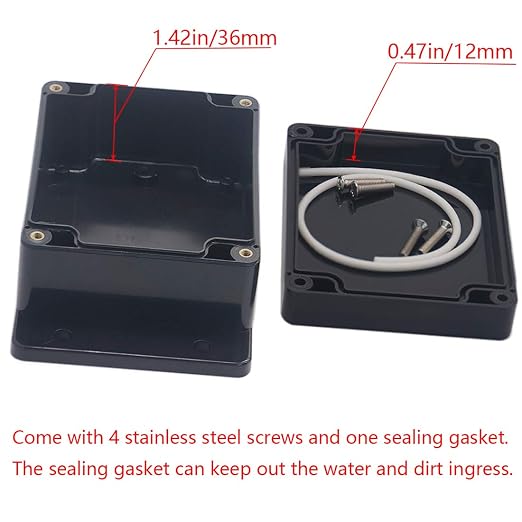 Junction Box IP65 Waterproof ABS Plastic Electrical Project Case Power Junction - Image 4