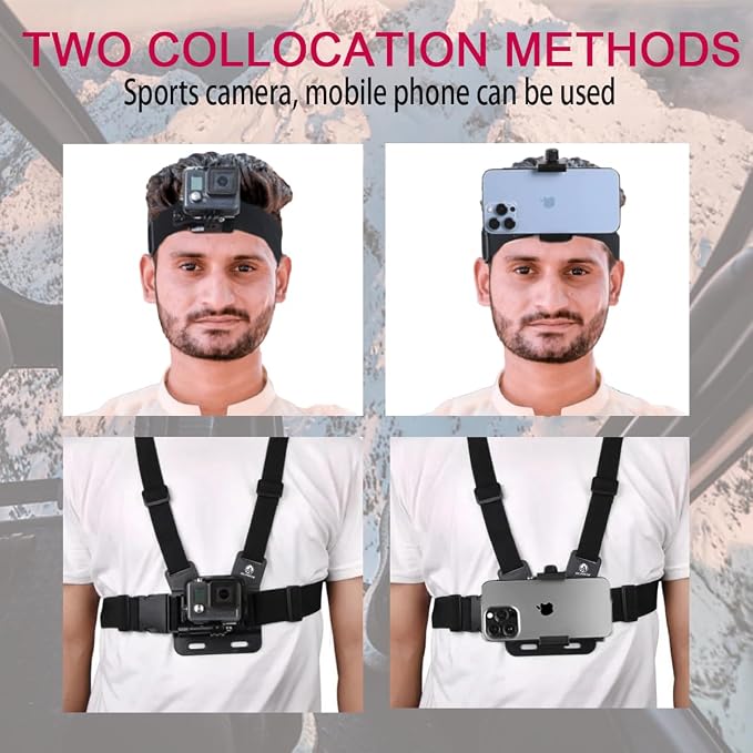 Phone Chest Mount Head Strap Accessories - Image 2