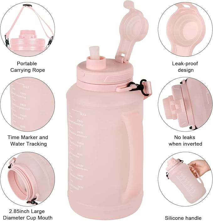 Collapsible Water Bottles, 2L/64OZ travel water bottle Bottle - Image 5