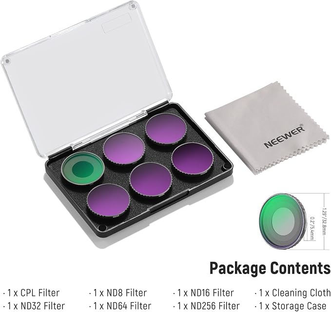 NEEWER 6 Pack ND Filter Set Compatible - Image 9