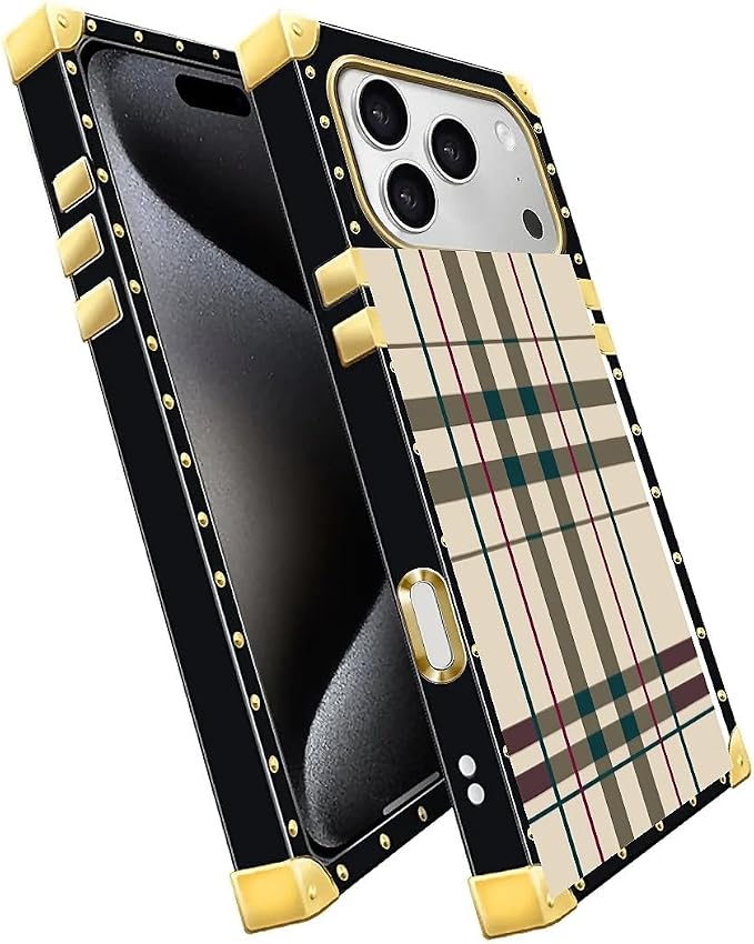 for iPhone 17 Pro Max Case Luxury Golden Decoration - Image 3