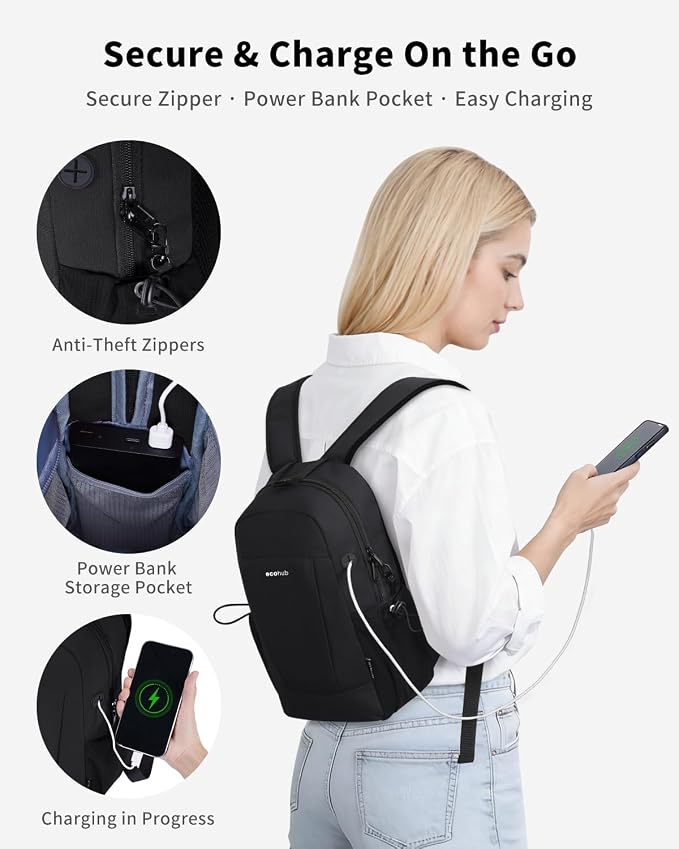 ECOHUB Mini Anti-Theft RFID Backpack - Image 5