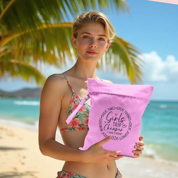 Girls Trip Gifts Wet Dry Bag, Beach Bag Wet Bag Favors, - Image 4