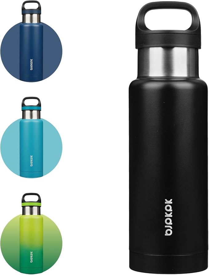 BJPKPK Insulated Water Bottle 18OZ Stainless Steel Water Bottle by BJPKPK