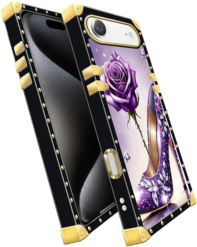 for iPhone 17 Air Case Luxury Golden Decoration - Image 3