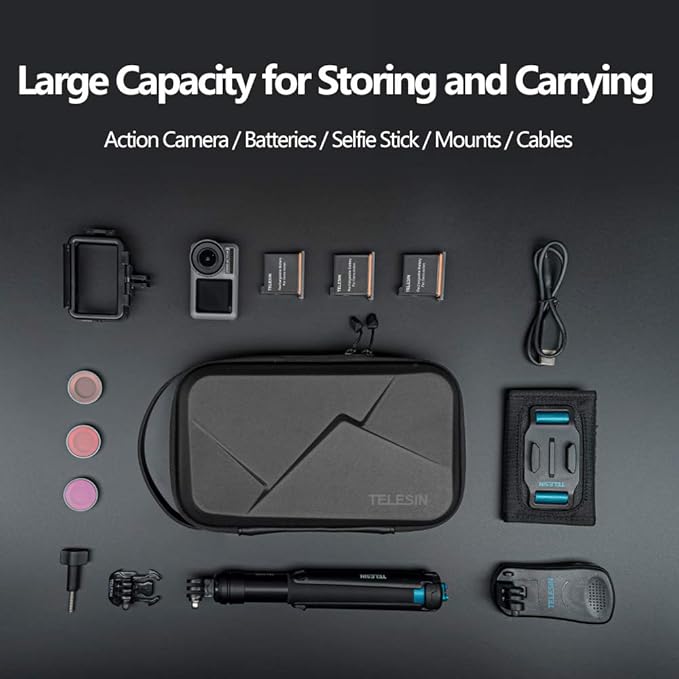 TELESIN Carry Case Waterproof Hard Carrying Bag - Image 2