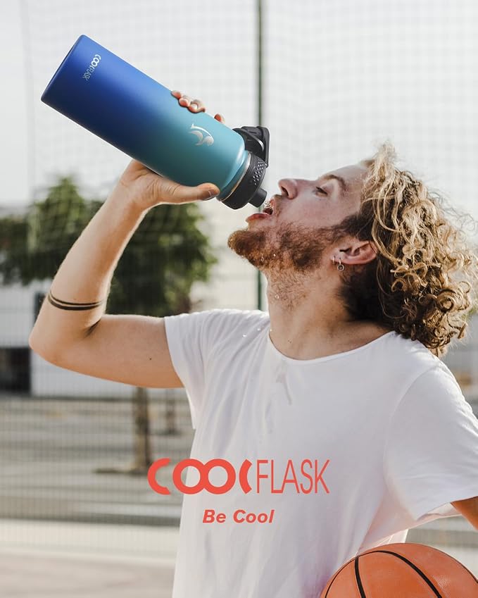 Coolflask Water Bottle 40 oz Insulated - Image 6