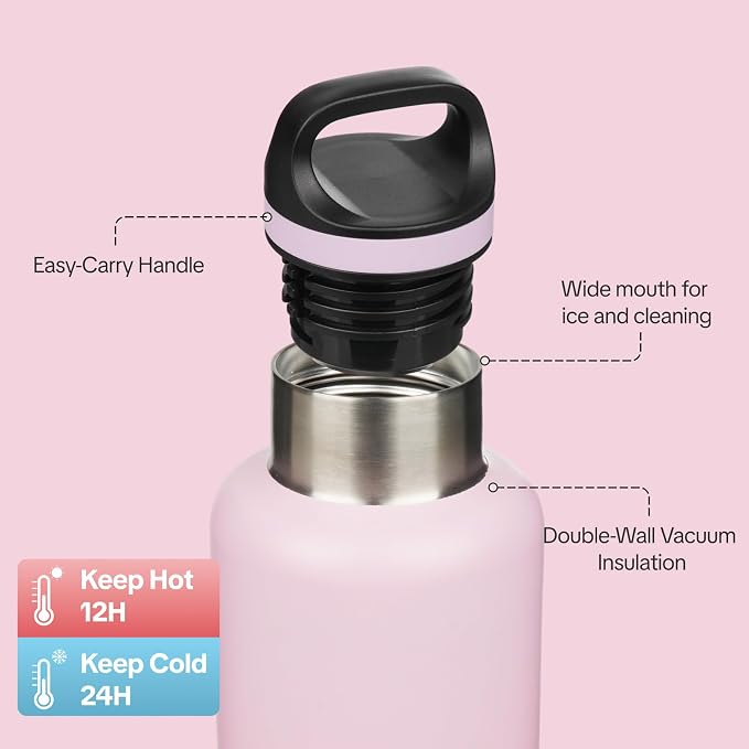 BJPKPK Insulated Water Bottle 32OZ Stainless Steel Water Bottle - Image 2