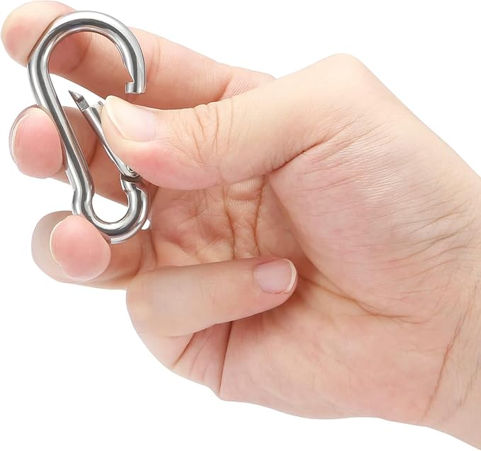 sprookber Stainless Steel Spring Snap Hook Carabiner - Image 4