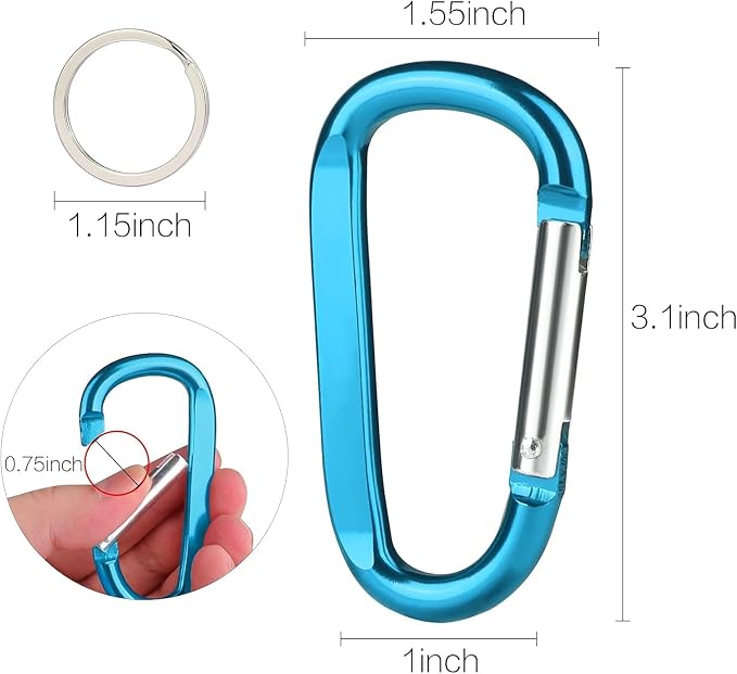 CampTek Carabiner Caribeaner Clip - Image 2
