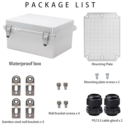 Outdoor Waterproof Electrical Box Junction Box Weatherproof IP67 ABS Plastic - Image 4