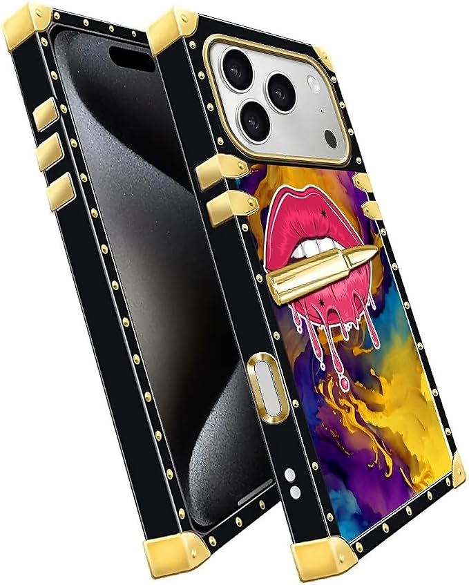 for iPhone 17 Pro Case Luxury Golden Decoration - Image 3