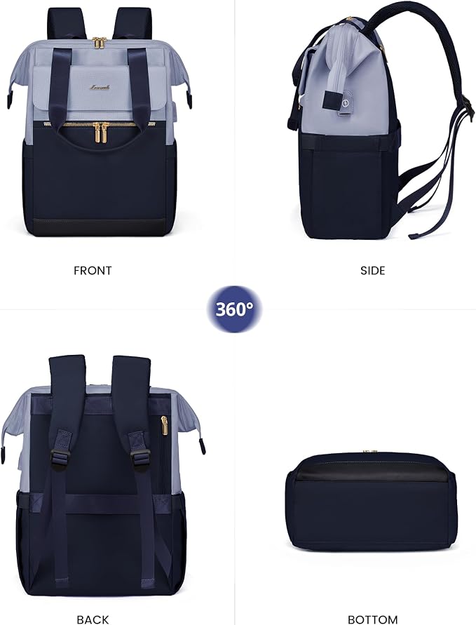 LOVEVOOK Laptop Backpack for Women, 15.6 Inch Work Laptop Bag - Image 9