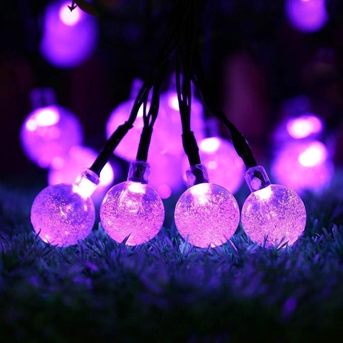 Toodour Solar String Lights Outdoor, 56ft 100 LED Globe String Light - Image 2