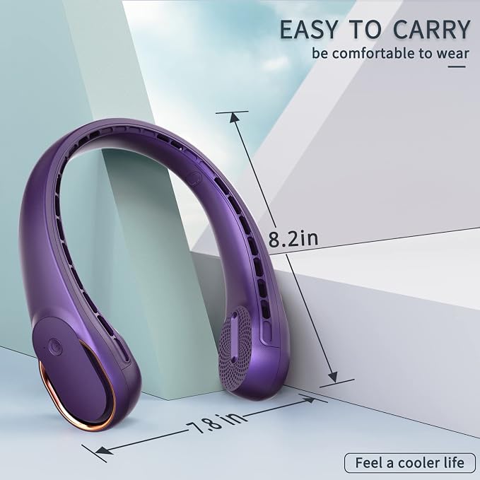 ASNUG Portable Neck Fan, Neck Fans - Image 6