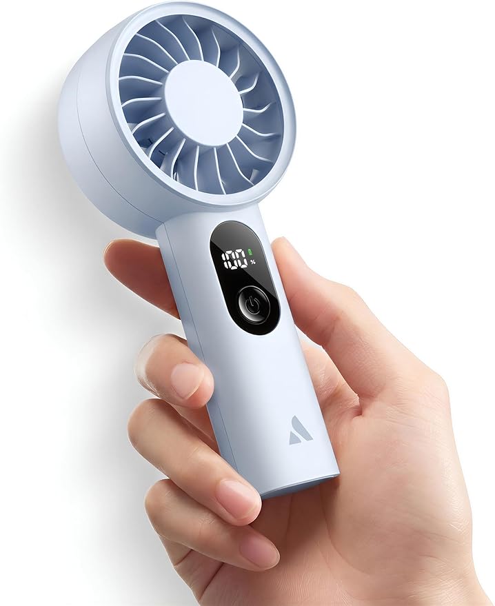 Aecooly Mighty Portable Fan, Powerful Handheld Fan, USB Rechargeable, Mini by Aecooly
