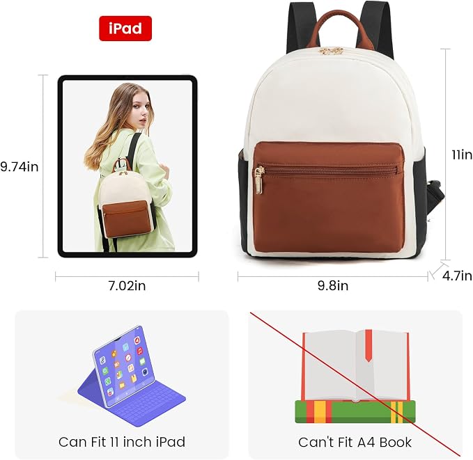 LOVEVOOK Mini Backpack for Women Light Weight Small Waterproof Backpack Purses - Image 3