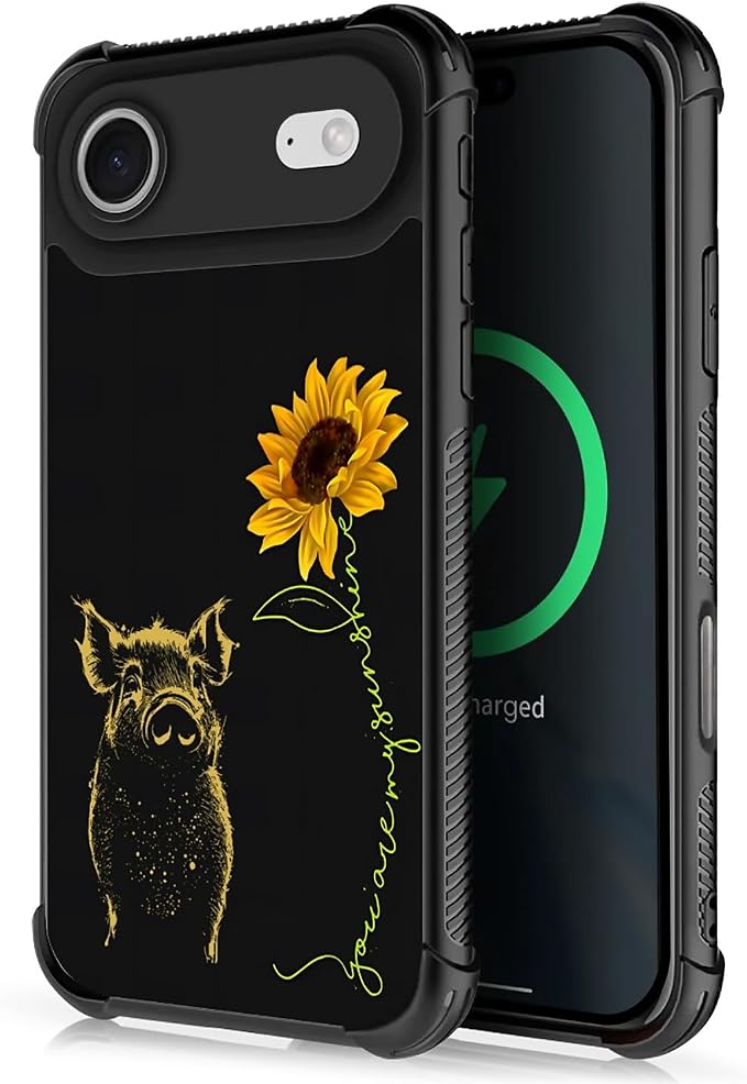 for iPhone 17 Air Case, for MagSafe Graphic Design for Girl Boy Soft Silicone by FKBRCL4U