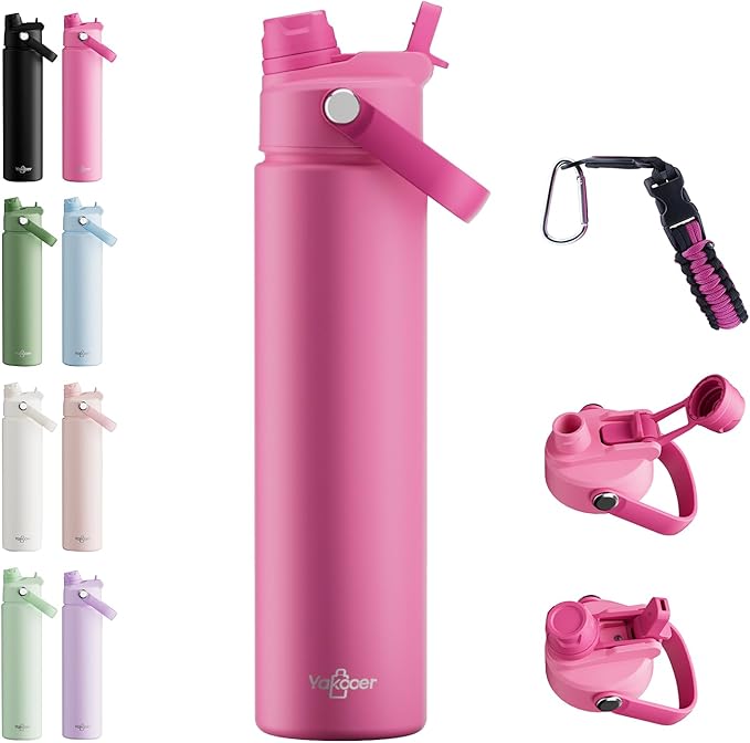 26oz Insulated Water Bottle by Yakooer