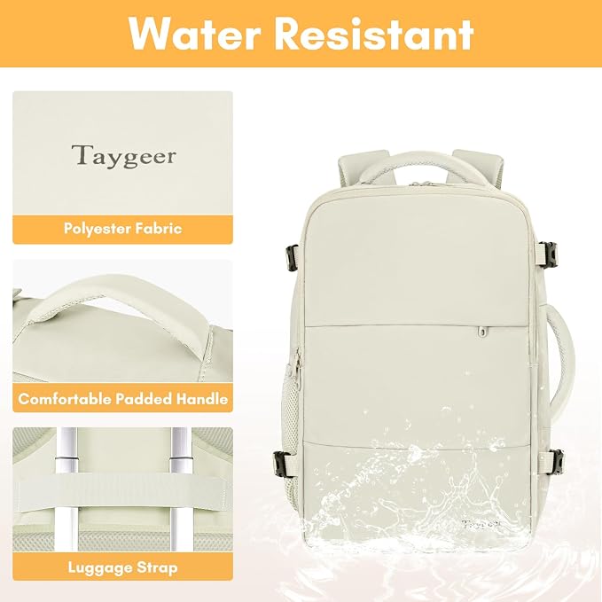 Taygeer Travel Backpack for Women, Carry On Backpack - Image 8