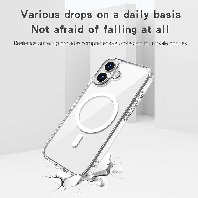 Magnetic Designed for iPhone 17 Case Clear - Image 5