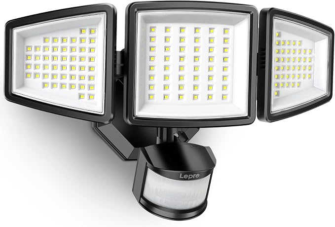 Lepro LED Security Lights, Outdoor Motion Sensor Light, Flood Lights by Lepro