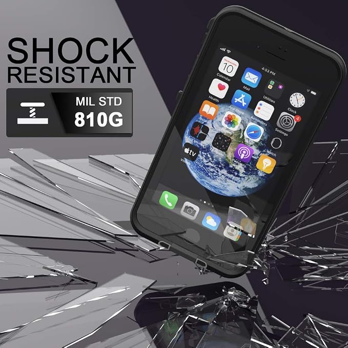 Diverbox for iPhone SE 2020 Waterproof Case iPhone 8 Waterproof Case, - Image 6