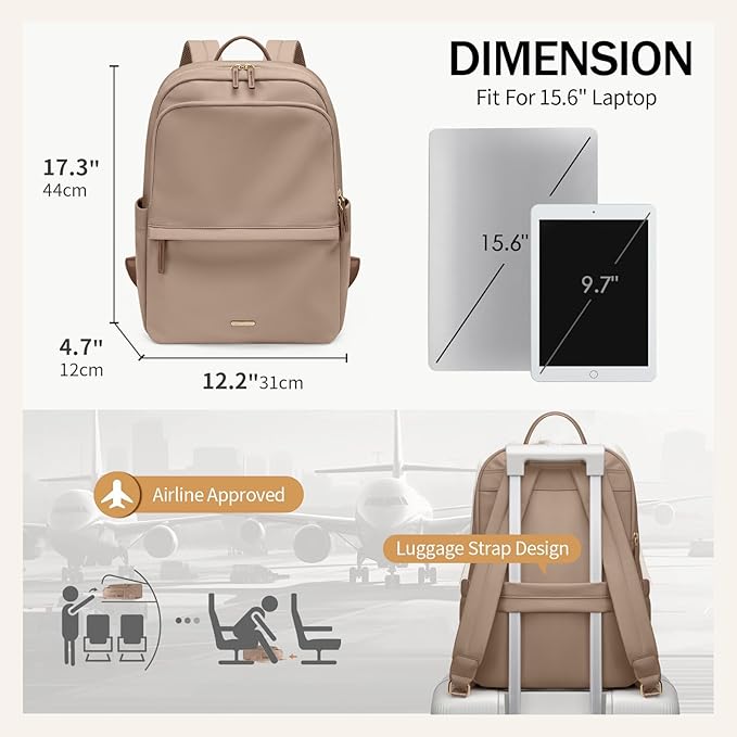 GOLF SUPAGS Women Laptop Backpack Casual Daypack - Image 5