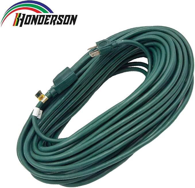 100FT Outdoor Extension Cord-16/3 SJTW Durable Green Extension Cable - Image 2